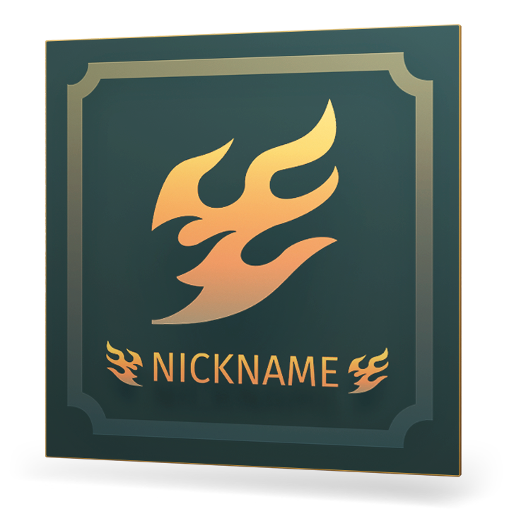 Бонус предзаказа: декоратор никнейма «Пламя»