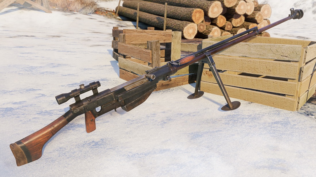 ПТРС-41 с прицелом (СССР, БР I)